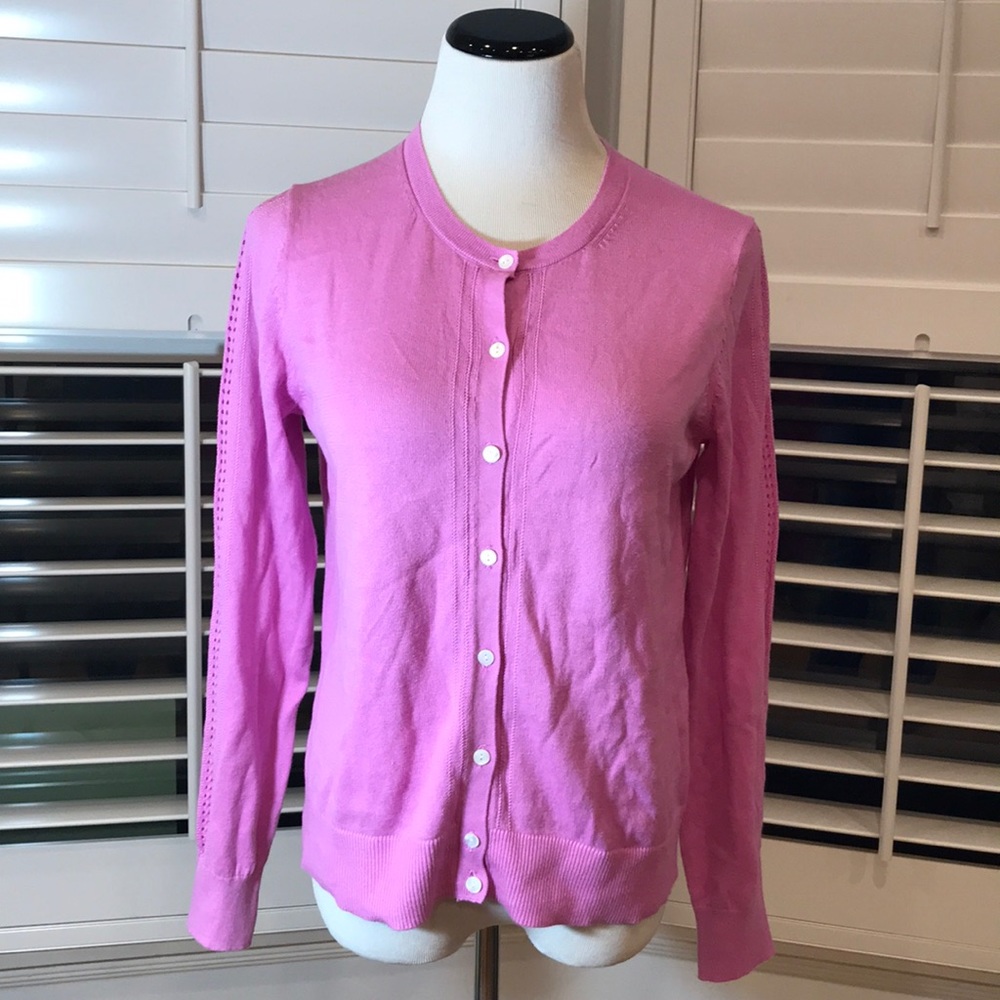 Pink cardigan sweater NWT